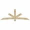 Ekena Millwork Alberta Rough Sawn Timber Gable Bracket, Douglas Fir, 96"W x 36"H x 2"D x 6"F, 9/12 Pitch GBW096X36X0206ALB00RDF - alternate 1
